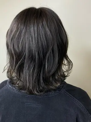 ミディアム カラー ✴︎ヒラガカナ✴︎ ECLAT HAIRのヘアスタイル