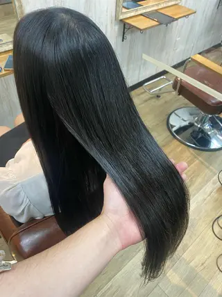 セミロング 🫧‪縮毛矯正 かとうよしき🫧のヘアスタイル