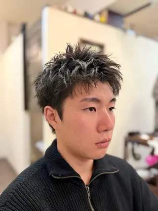 ショート メンズ メンズ/スパイキー ショート/isseyのヘアスタイル