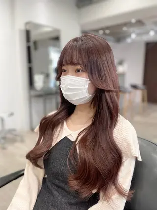 ロング カラー カラー指名No.1 土井新治❄️のヘアスタイル