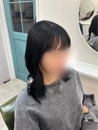 ミディアム カラー 【혁명】さら/사라: Korean🍀のヘアスタイル