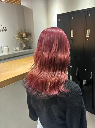 ロング 【💎ツヤ髪💎】 ダメージレスカラー✨のヘアスタイル