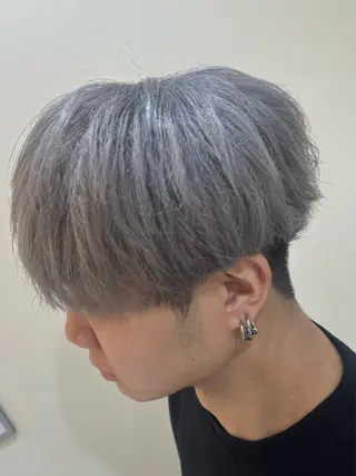 メンズ メンズ特化/フェザー /パーマ/伊勢元のヘアスタイル