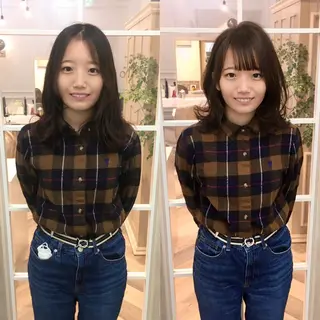 ミディアム カラー NoWL所属・大人可愛いショート* NoWL栗原隆成のヘアスタイル