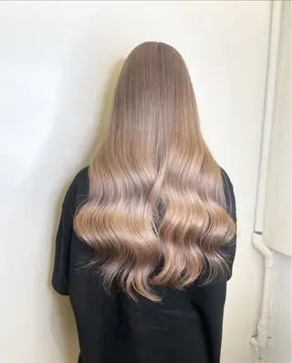 ロング カラー 🔗透明感カラー🔗 エクステ✂️はるちかのヘアスタイル