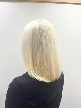 ロング カラー ブリーチ予約率90% 以上✨森山陽向のヘアスタイル