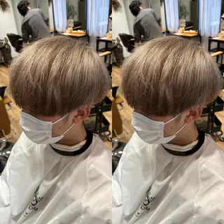 カラー メンズ センターパート /植田のヘアスタイル