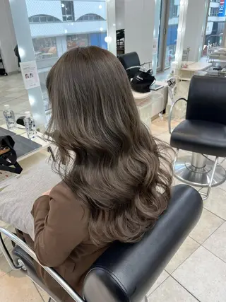ロング 韓国レイヤー×モテ髪 /MITSUKI🤍のヘアスタイル