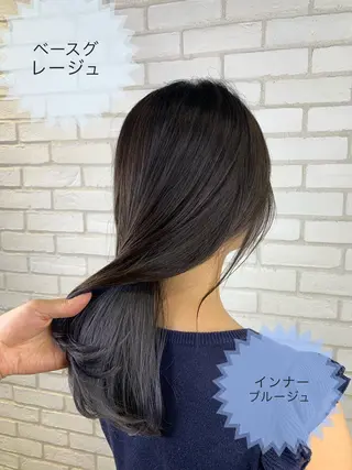セミロング カラー she2.shinjuku所属・顧客様専用予約 新規予約不可のヘアスタイル
