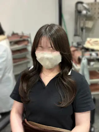 ロング 石田 亜弥のヘアスタイル