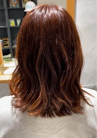 ミディアム ヘアアレンジ Haruna ‪✂︎‬のヘアスタイル