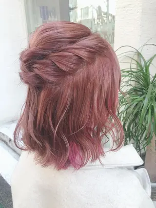 ミディアム カラー uros.所属・メンズパーマ/ エクステ🌞セナのヘアスタイル