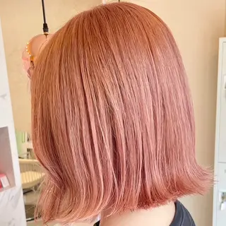 セミロング カラー パーマ/ダブルカラー ブリーチ⭐️海斗のヘアスタイル