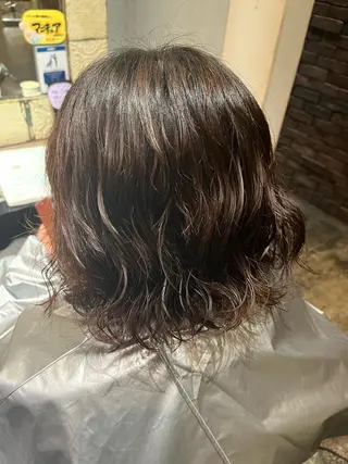 ミディアム 道下 颯人のヘアスタイル