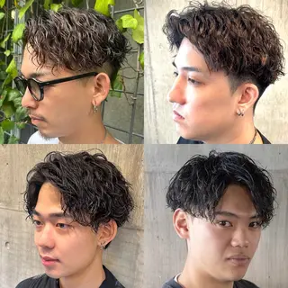 ショート パーマ メンズ ツイスパ/メンズ パーマ/歩夢のヘアスタイル