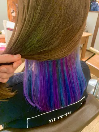 ミディアム カラー SALOWIN(サロウィン)広島並木通り所属・田村和範/似合わせ カラー/縮毛矯正のヘアスタイル