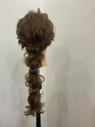 ロング カラー ヘアアレンジ Emma ecole所属・Emma ecole /栄/RIOのヘアスタイル