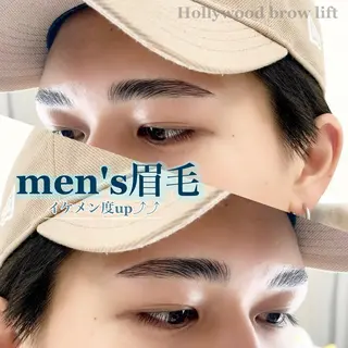 メンズ マツエク・マツパ アイブロウ Moyu eyelash所属・Moyu eyelashのマツエク・マツパデザイン