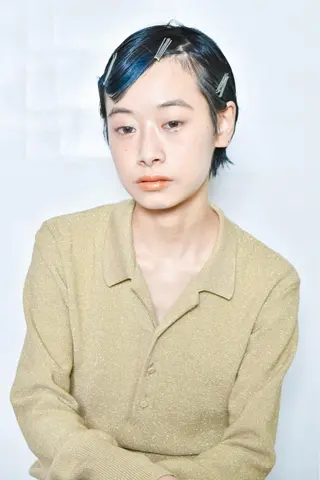 ショート カラー ヘアアレンジ AND THE BRICKS所属・AND THE BRICKS北川珠紀の眉毛・アイブロウイメージ