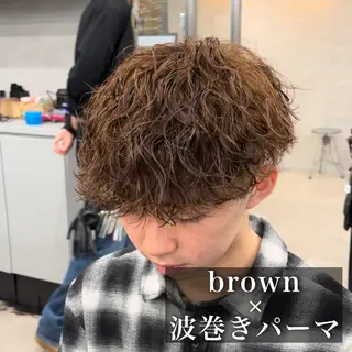 パーマ メンズ 🔥メンズカット＋ パーマの達人🔥のヘアスタイル