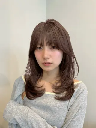 ミディアム sora/レイヤー/ 似合わせカット🎀のヘアスタイル