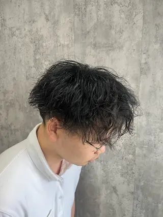 ショート パーマ メンズ 💈メンズパーマ の神様💈よしやのヘアスタイル