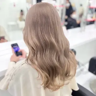 ミディアム カラー 🎀🧁ダメージレス 艶髪カラー🧁🎀のヘアスタイル