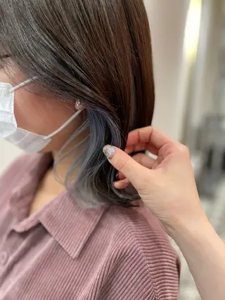 ミディアム カラー Ma ruのヘアスタイル