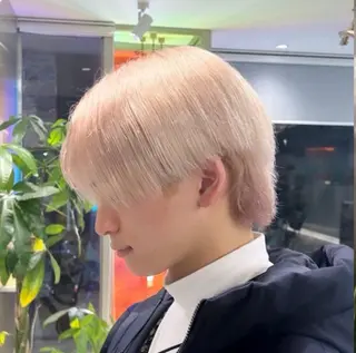 ミディアム カラー メンズ/ボブ/パーマ /くるみのマツエク・マツパデザイン