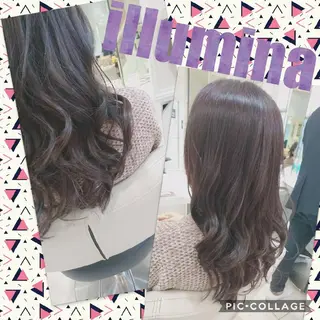 セミロング 永島 桜のヘアスタイル