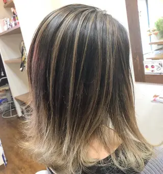 ミディアム カラー ヘアーズ　ゼロ所属・❤️ヘアーズ ゼロ❤️のヘアスタイル