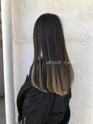 ロング カラー レイヤーカット/艶髪 🌈高橋遥香🌈のヘアスタイル