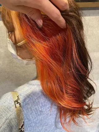 セミロング カラー ROCAReTA kyoto 四条大宮店所属・齋藤 みさきのヘアスタイル