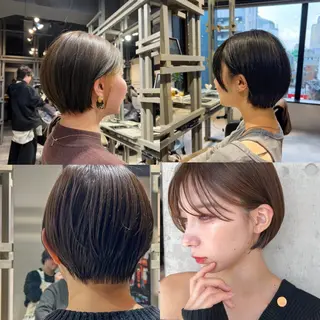 ショート 透明感カラー/恵比寿 /レイヤーカット大場のヘアスタイル