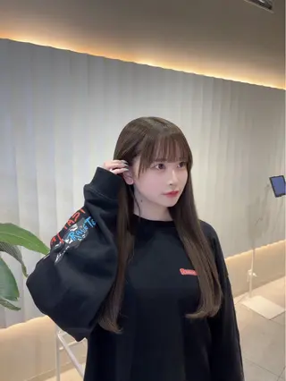 ロング カラー 韓国ヘア/エクステ/ Maiのヘアスタイル