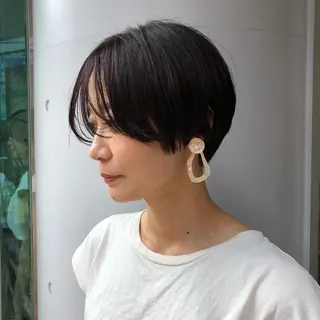 ショート カラー パーマ ヘアアレンジ BRUNTJET所属・MAEDA MADOKAのヘアスタイル