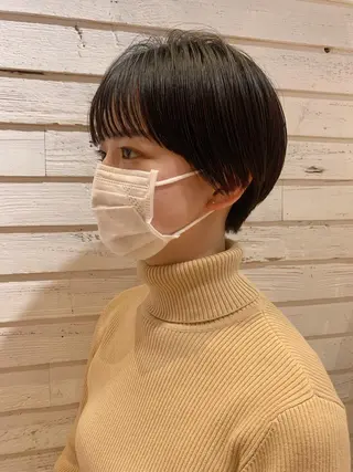 ショート カラー 🌱小顔ヘア/ボブ ミディアム/双葉🌱のヘアスタイル