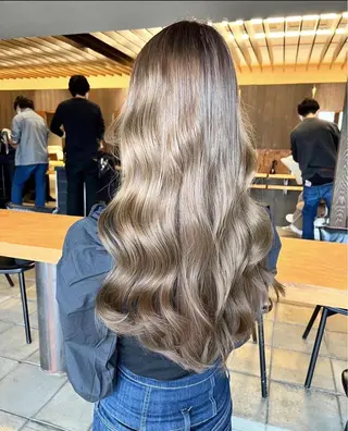 ロング MASHU韓国ヘア/ レイヤー/透明感カラのヘアスタイル