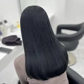 ロング カラー ヘアアレンジ 🩶niina 暗髪韓国系カラー🩶のヘアスタイル