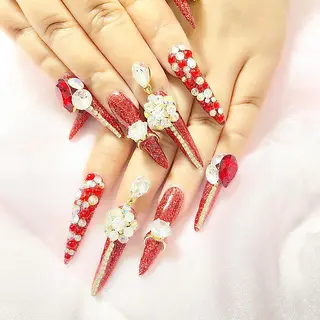 ネイル Rire_eye+beauty_nail所属・Rire_ nail_yukiのネイルデザイン