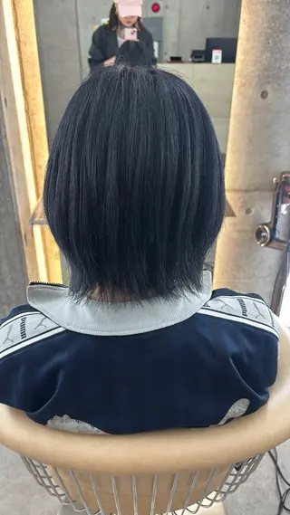 カラー 🫧Hazuki🫧 透明感カラー/縮毛のヘアスタイル