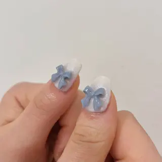 ネイル 🎀チーク/ちゅるん 🫧chisa🎀のネイルデザイン