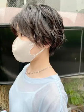 ショート シンプル+αな デザインを 松崎陸のヘアスタイル