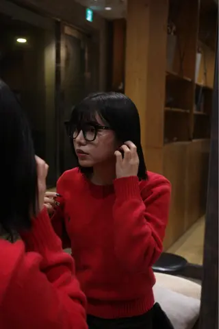 ミディアム カラー NERO      HAIR SALON所属・塚本 幸司郎のヘアスタイル