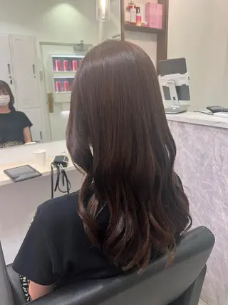 セミロング 🤍美髪×艶カラー RYOKO🤍のヘアスタイル