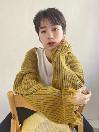 ショート カラー 🍃ショートヘア🍃 北林春樹のヘアスタイル