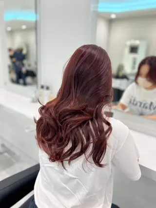 カラー *🍒艶髪🍒 透明感カラー🍒のヘアスタイル