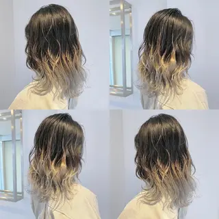 セミロング カラー nambu-GARDEN所属・上田 昂雅のヘアスタイル