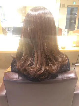 ミディアム カラー パーマ ヘアアレンジ メンズパーマの巨匠 鈴木純のヘアスタイル