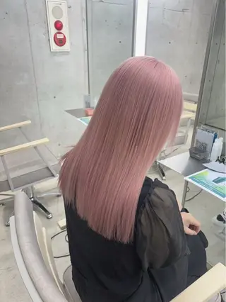 ロング 似合わせ骨格補正カッ ト/透明感カラーのヘアスタイル